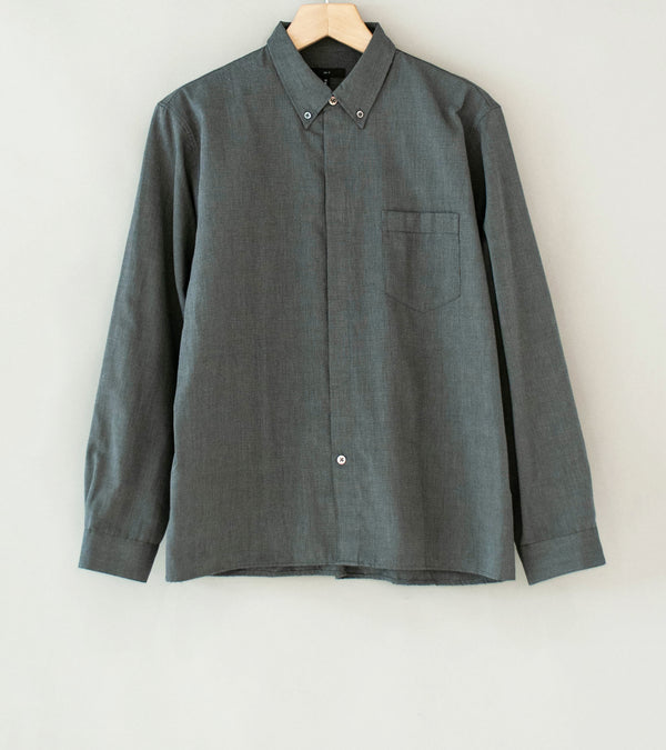 Lady White Co 'Cover Button Down' (Coal)
