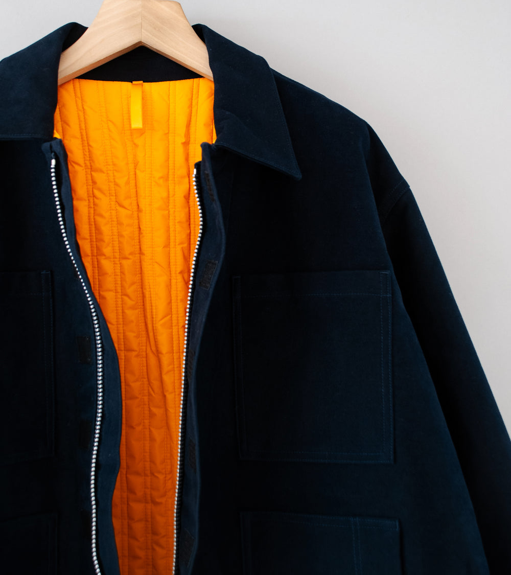 MAN-TLE 'R19 J1 Jebok Coat' (Night Moleskin)