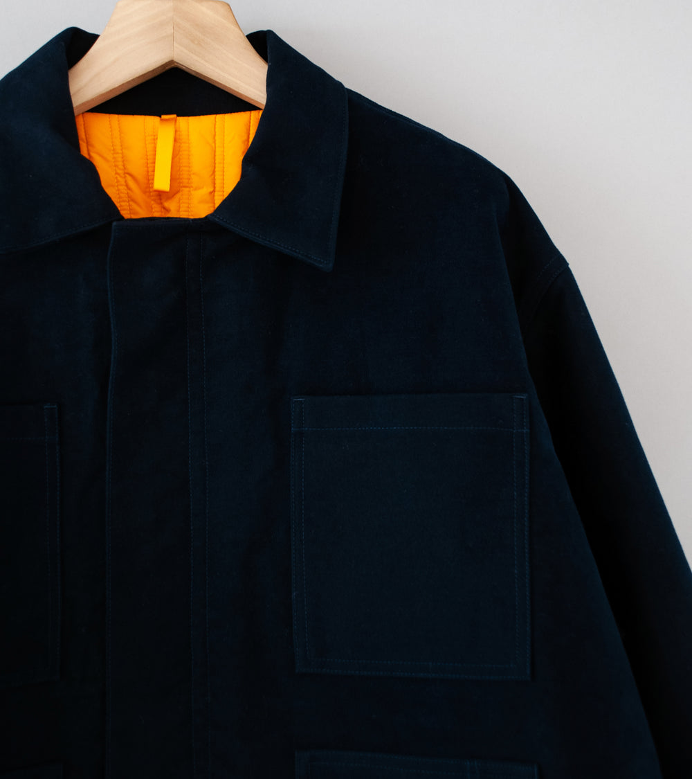 MAN-TLE 'R19 J1 Jebok Coat' (Night Moleskin)