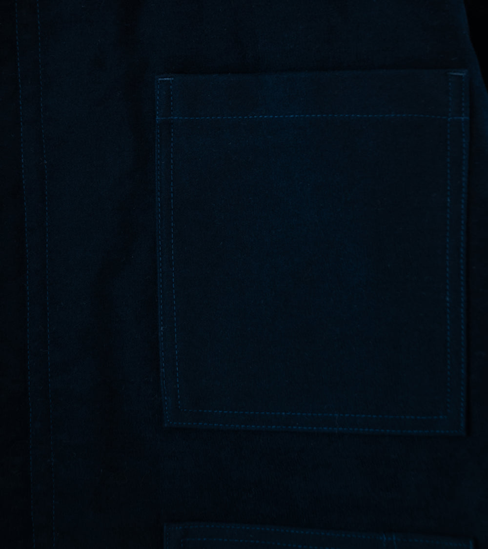 MAN-TLE 'R19 J1 Jebok Coat' (Night Moleskin)