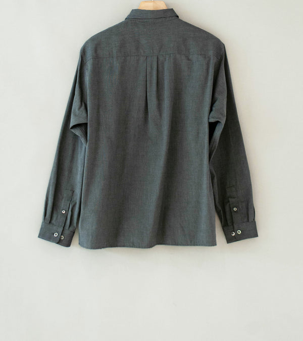 Lady White Co 'Cover Button Down' (Coal)
