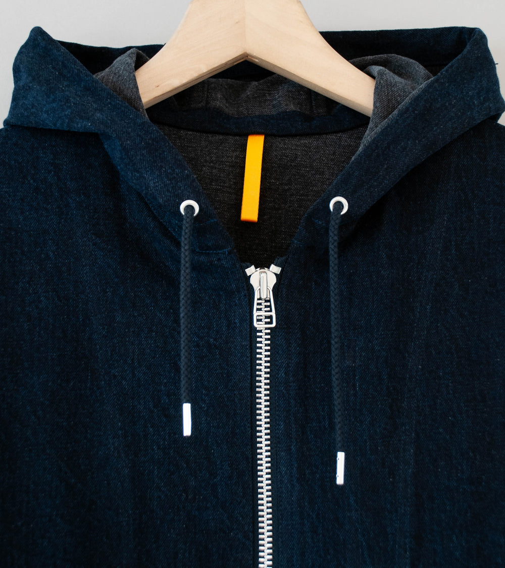 MAN-TLE 'R20 J3 Jebok Parka' (Blue Sumi Organic Denim)