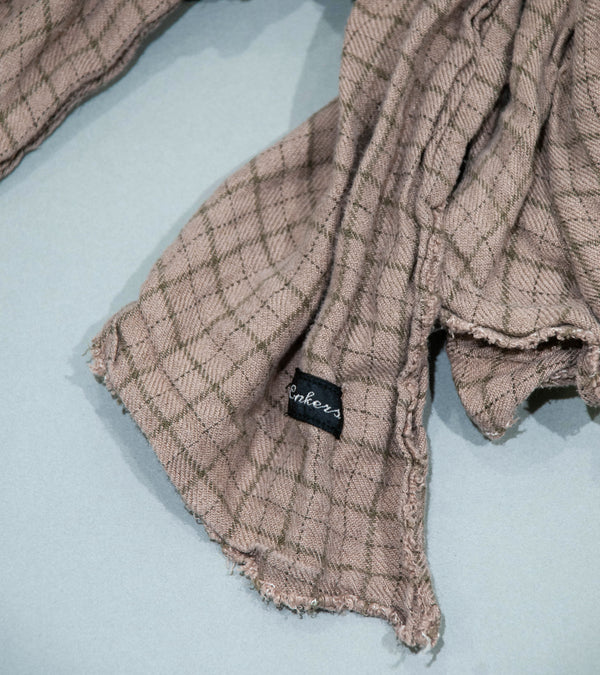 Conkers 'Knot Scarf' (Brown Overdye)