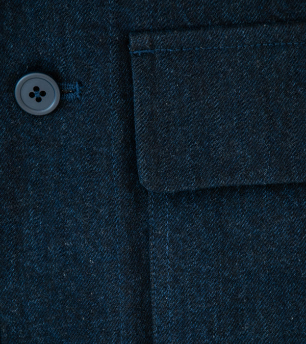 MAN-TLE 'R20 J5 Jebok Vest' (Blue Sumi Organic Denim)
