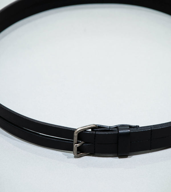 Seya 'Isaac Reina Chasen Belt' (Black Oil Leather)