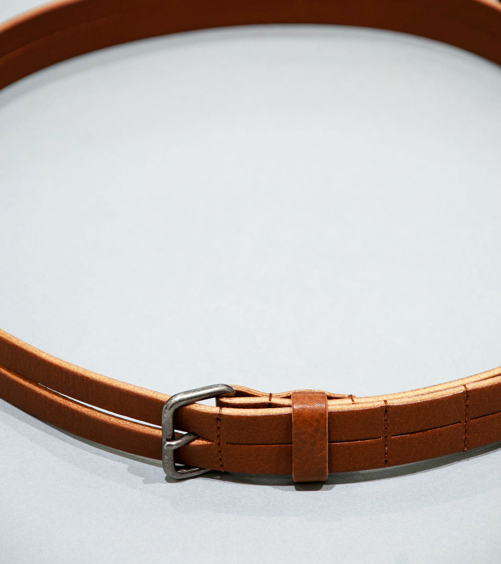Seya 'Isaac Reina Chasen Belt' (Brown Vegetal Dye Leather)