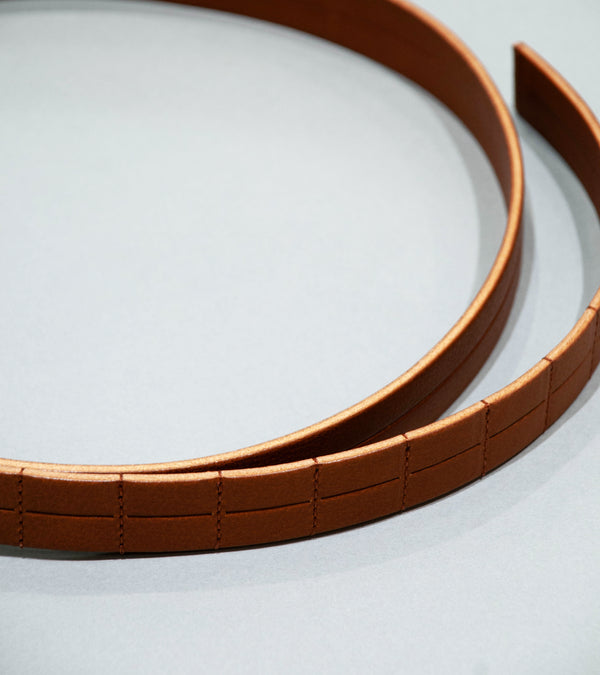 Seya 'Isaac Reina Chasen Belt' (Brown Vegetal Dye Leather)