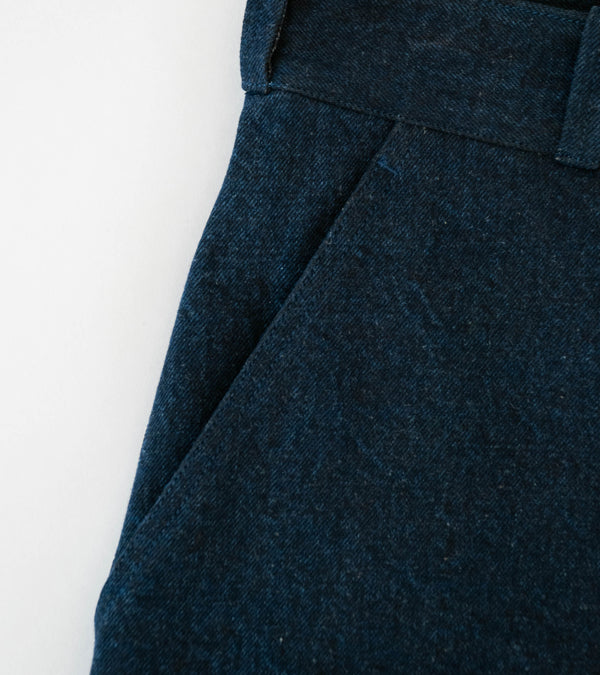 MAN-TLE 'R20 J7 Jebok Shorts' (Blue Sumi Organic Denim)