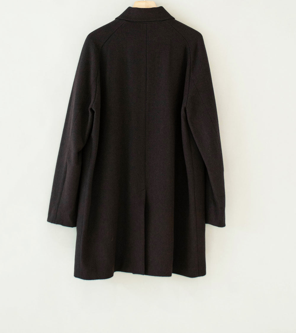 Seya 'Horsecoat' (Mud Indigo Ancient Herringbone)