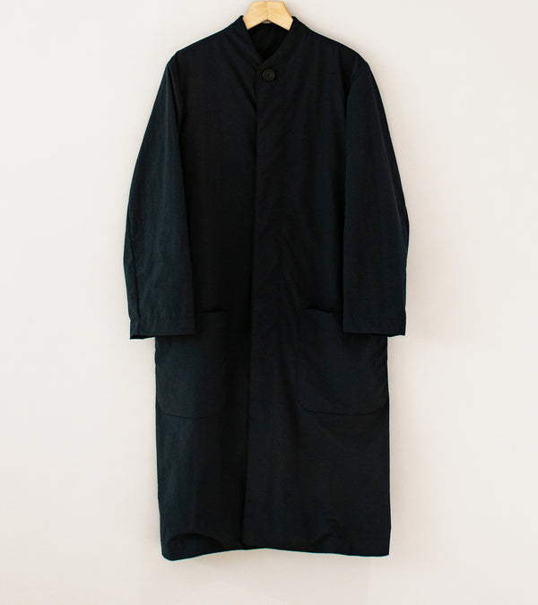 DERRICK 'Nylon Taffeta Metro Coat' (Black Nylon Taffeta)