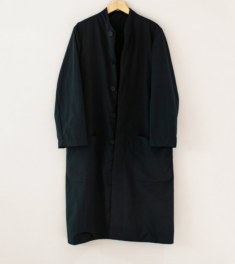 DERRICK 'Nylon Taffeta Metro Coat' (Black Nylon Taffeta)