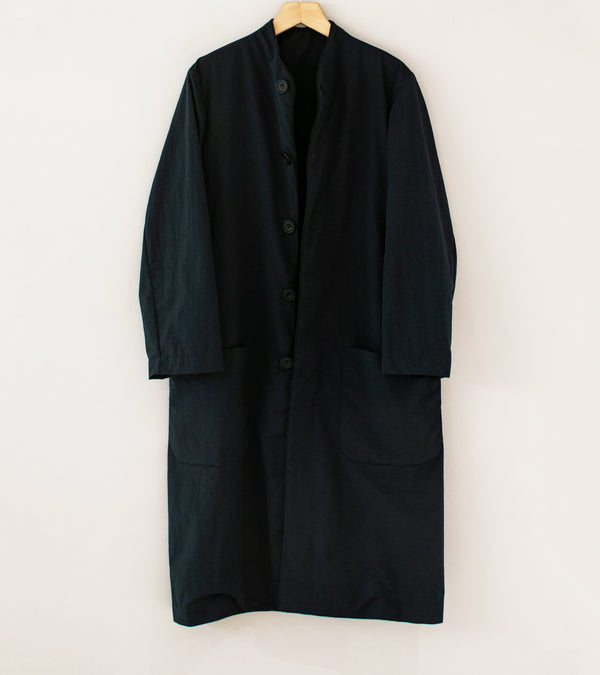 DERRICK 'Nylon Taffeta Metro Coat' (Black Nylon Taffeta)