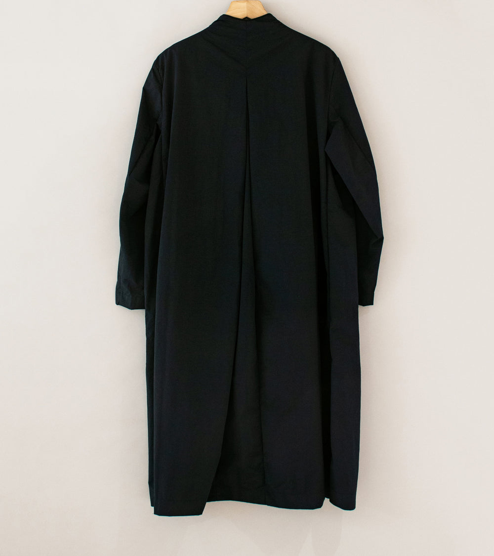 DERRICK 'Nylon Taffeta Metro Coat' (Black Nylon Taffeta)