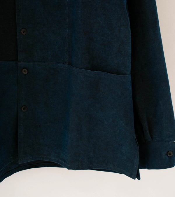 MAN-TLE 'R20 S5 Shop Shirt' (Sumi Indigo Double Cloth)