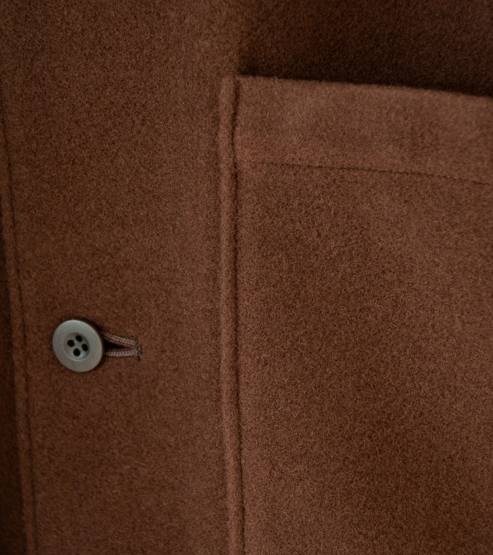 James Coward 'Workshop Coat' (Brown Wool Flannel)