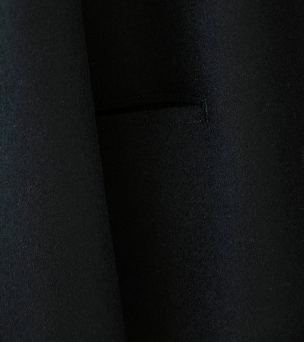 DERRICK 'DB Cardigan Jacket (Black Hainsworth Merino Melton)