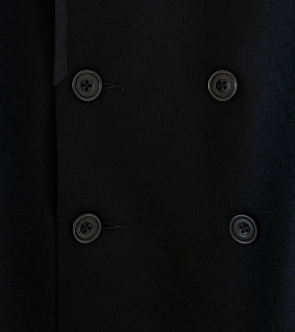 DERRICK 'DB Cardigan Jacket (Black Hainsworth Merino Melton)