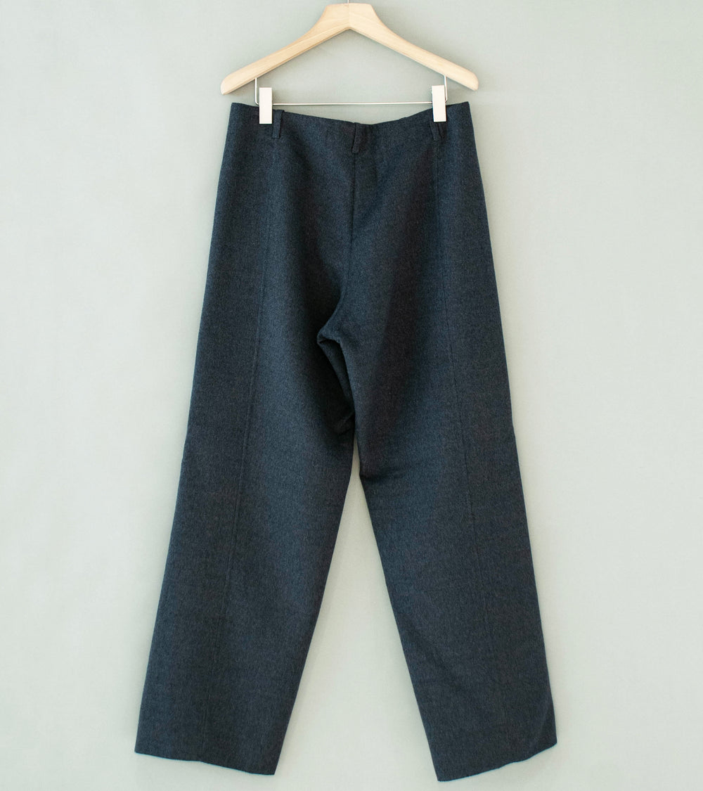 Seya 'Double Face Pants' (Ash Lightflow Wool)