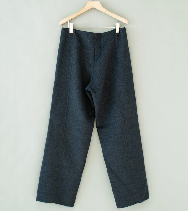Seya 'Double Face Pants' (Ash Lightflow Wool)