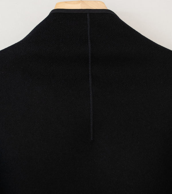 DERRICK 'DB Cardigan Jacket (Black Hainsworth Merino Melton)