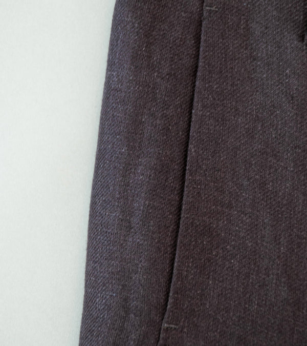 Seya 'Double Face Work Pants' (Mud Indigo Legacy Linen)