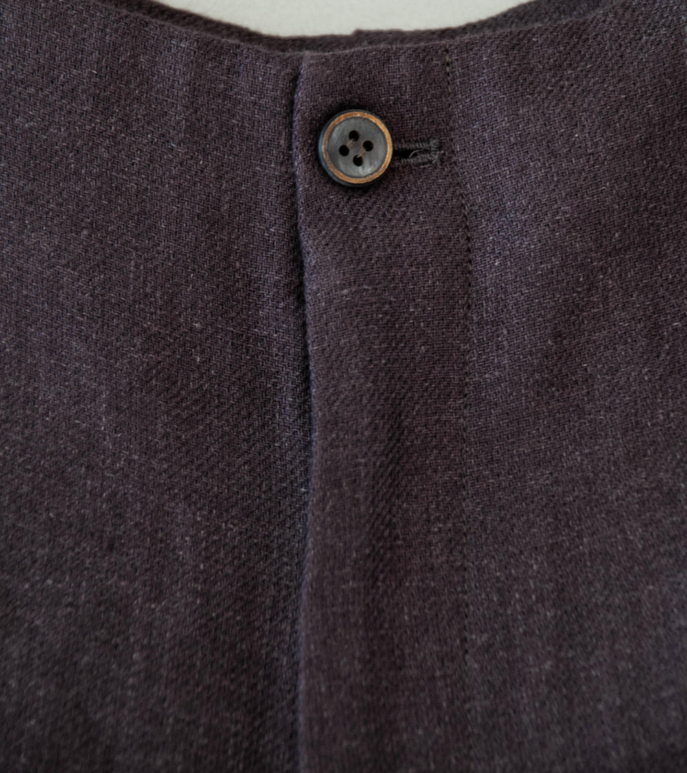 Seya 'Double Face Work Pants' (Mud Indigo Legacy Linen)