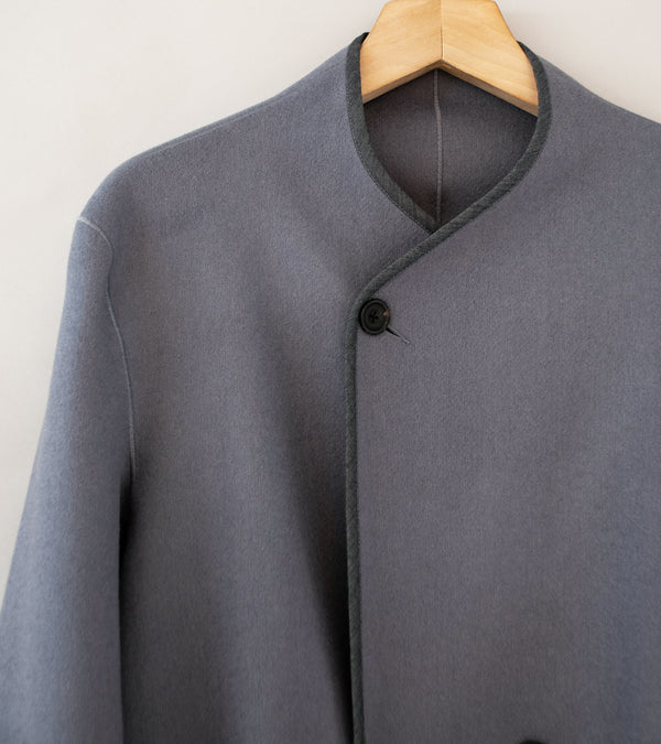 DERRICK 'DB Cardigan Jacket (Grey Hainsworth Merino Melton)