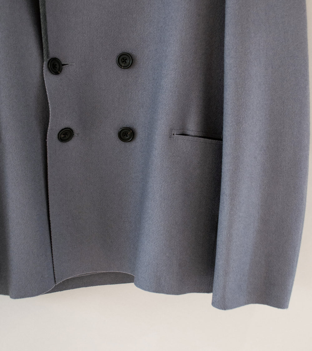 DERRICK 'DB Cardigan Jacket (Grey Hainsworth Merino Melton)