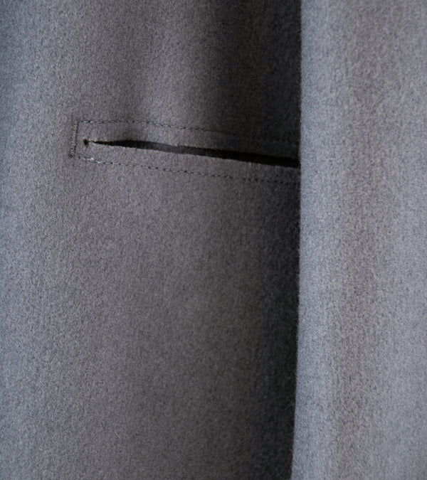 DERRICK 'DB Cardigan Jacket (Grey Hainsworth Merino Melton)