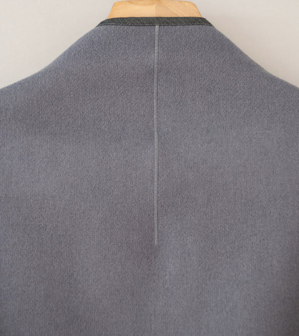 DERRICK 'DB Cardigan Jacket (Grey Hainsworth Merino Melton)