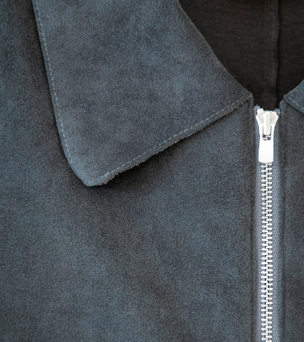 Seya 'Lucky Blouson' (Faded Ink Supima Backed Ecosuede)