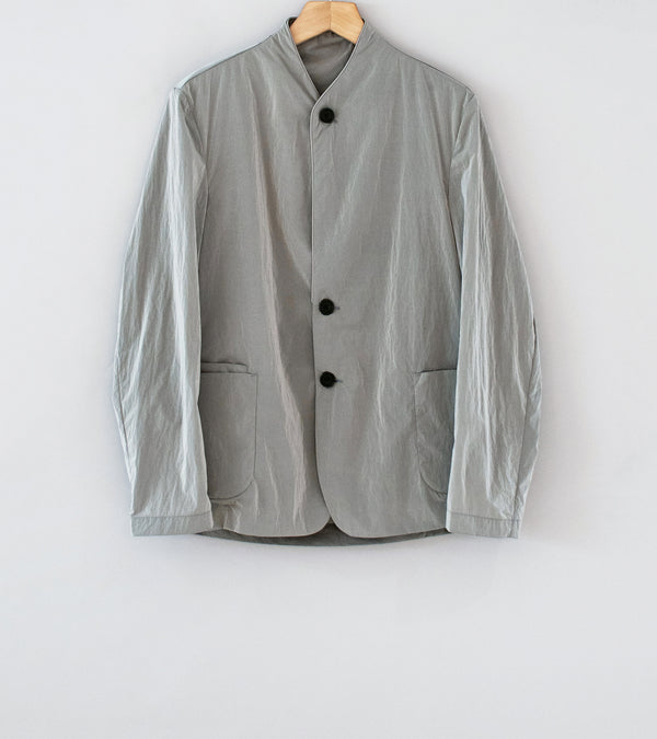 DERRICK 'Nylon Taffeta Go Jacket' (Silver Nylon Taffeta)
