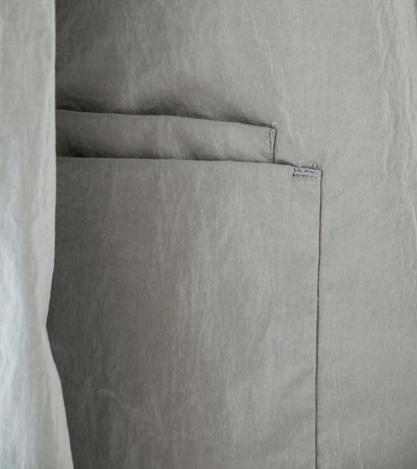 DERRICK 'Nylon Taffeta Go Jacket' (Silver Nylon Taffeta)