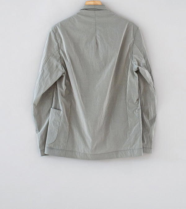 DERRICK 'Nylon Taffeta Go Jacket' (Silver Nylon Taffeta)