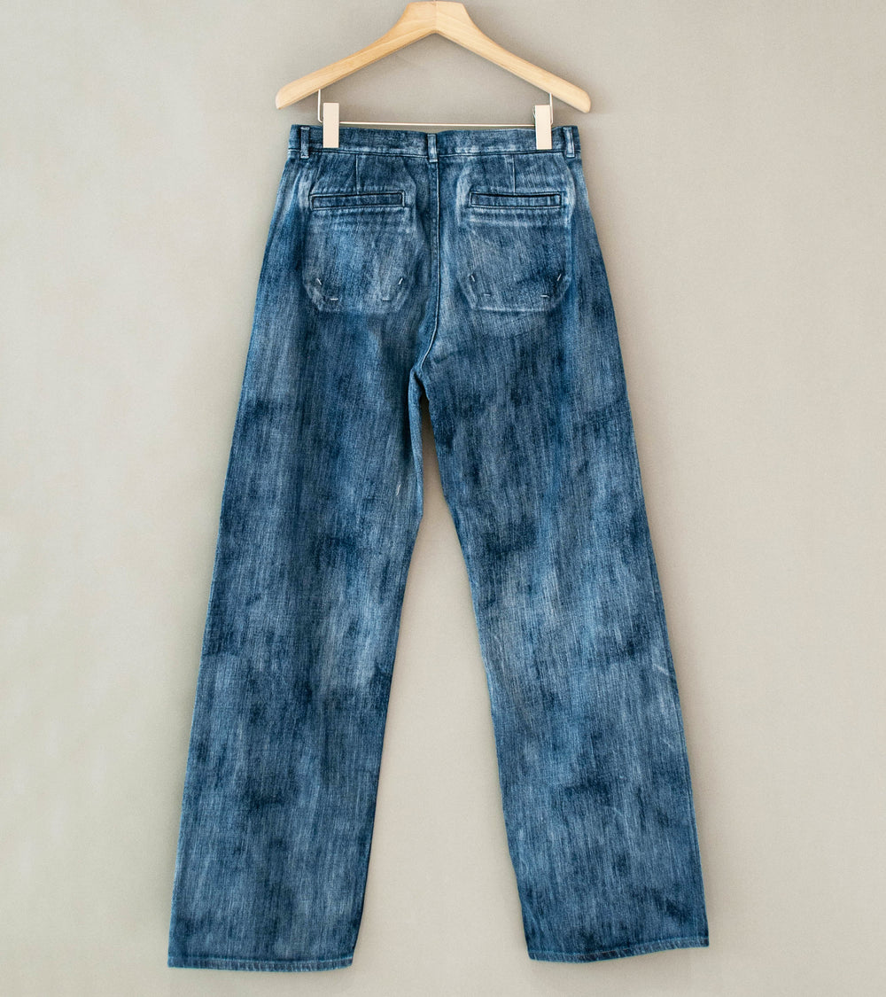 Seya 'Tofu Brother Jean' (Indigo Cloud Bleach Slub Denim)