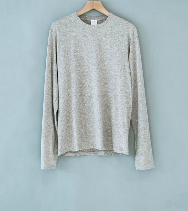 Seya 'Sunday Long T' (Heather Greige Undyed Yak Jersey)