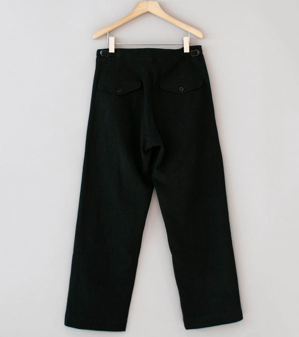 Conkers 'Tavern Trouser' (Charcoal Ramie Cotton)