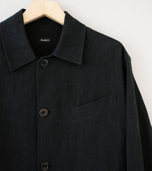 Conkers 'Field Shirt' (Charcoal Ramie Cotton)