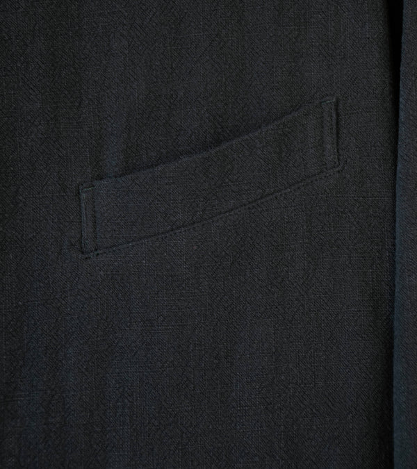 Conkers 'Field Shirt' (Charcoal Ramie Cotton)
