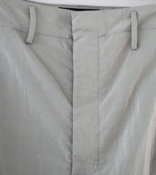DERRICK 'Track Tux Trouser' (Silver Nylon Taffeta)