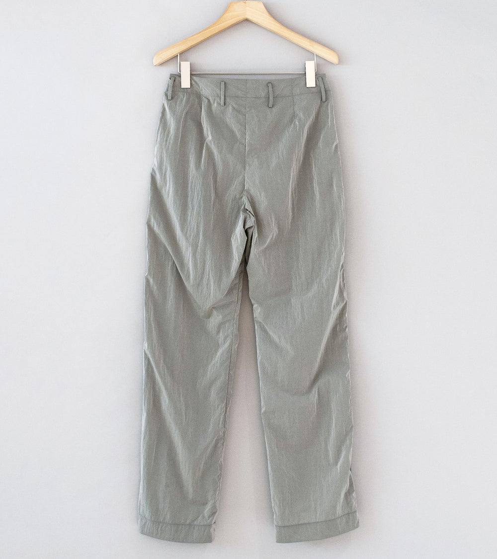 DERRICK 'Track Tux Trouser' (Silver Nylon Taffeta)
