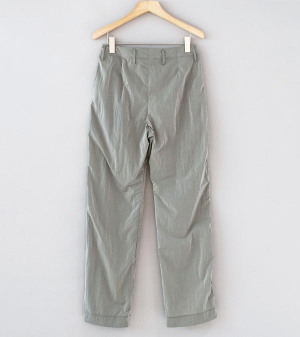 DERRICK 'Track Tux Trouser' (Silver Nylon Taffeta)
