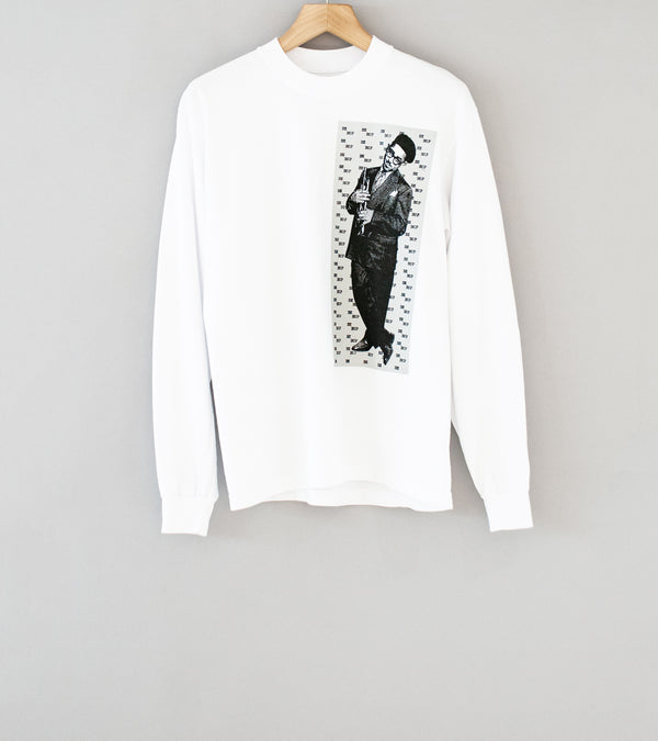 Book Works 'Dizzy Long Sleeve Tee' (White)