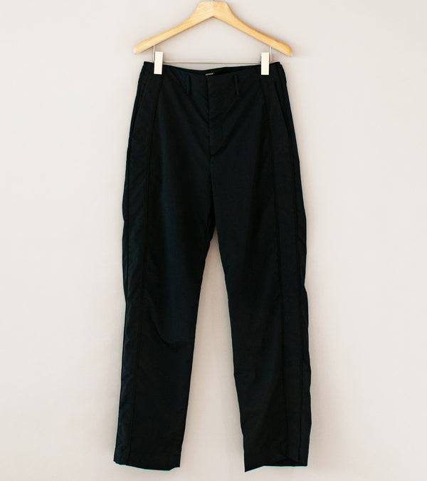 DERRICK 'Track Tux Trouser' (Black Nylon Taffeta)