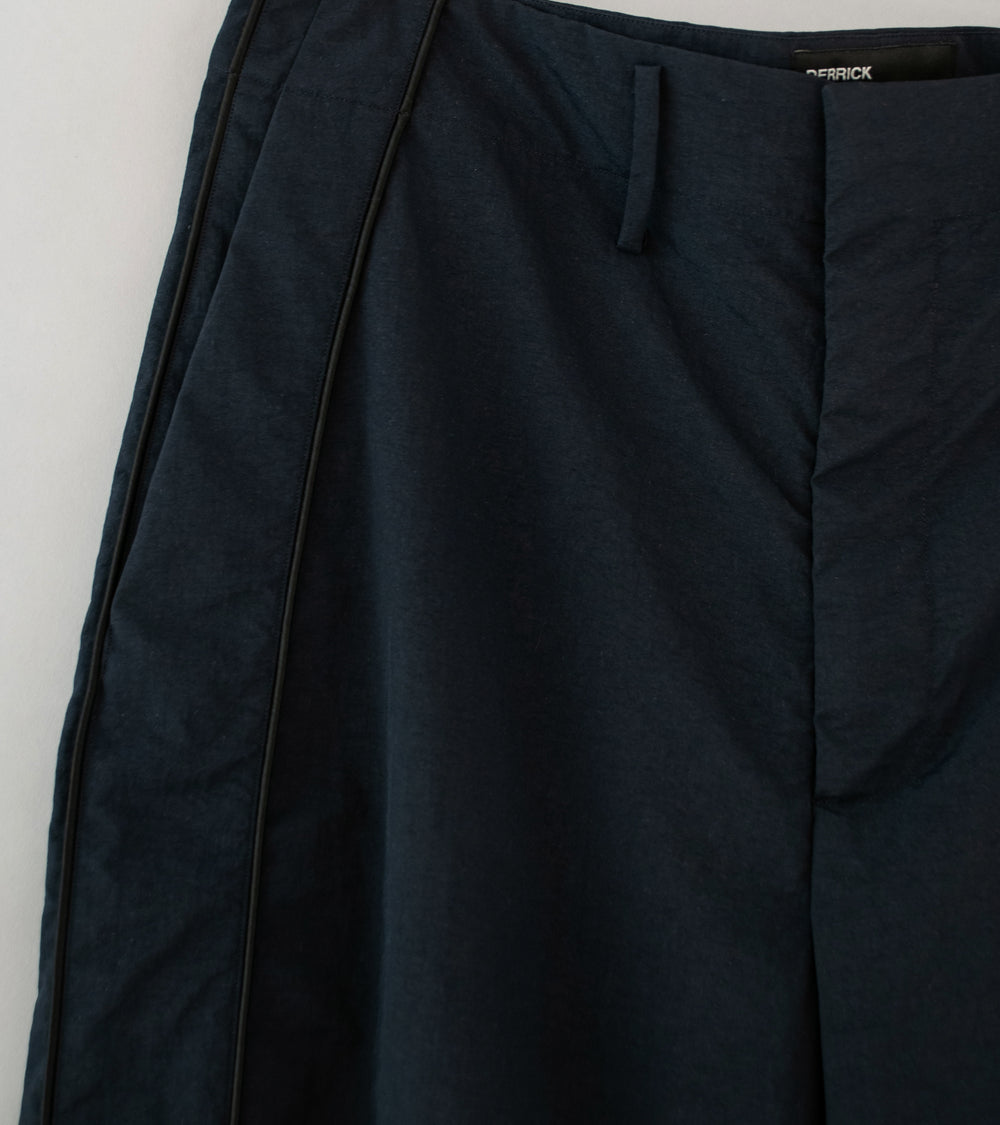 DERRICK 'Track Tux Trouser' (Black Nylon Taffeta)
