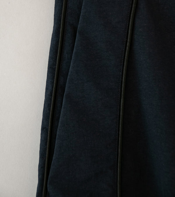 DERRICK 'Track Tux Trouser' (Black Nylon Taffeta)