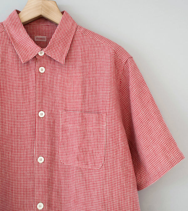 Conkers 'Short Sleeve Relaxed Farmer Shirt' (Redden Irish Linen)