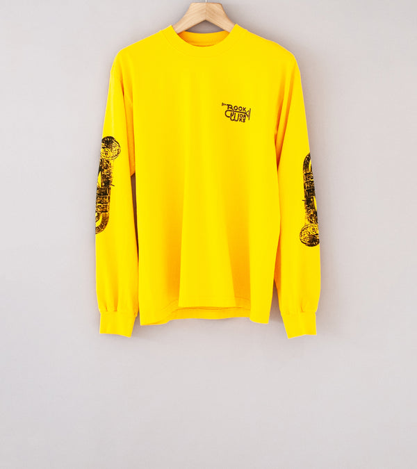 Book Works 'Squash Long Sleeve Tee' (Yellow)