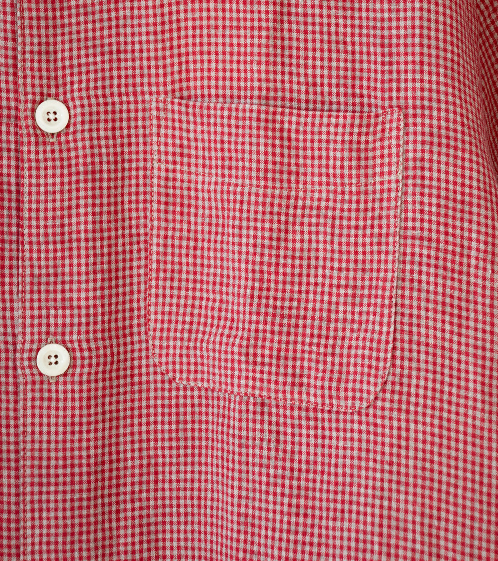 Conkers 'Short Sleeve Relaxed Farmer Shirt' (Redden Irish Linen)