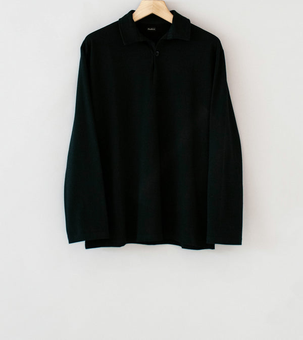 Conkers 'Rugby Shirt' (Black Organic Cotton Jersey)